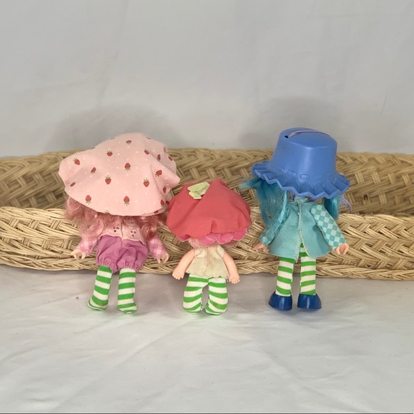 Lot of 3 Strawberry Shortcake dolls - Vintage 1970's/80's - Picture 2 of 5